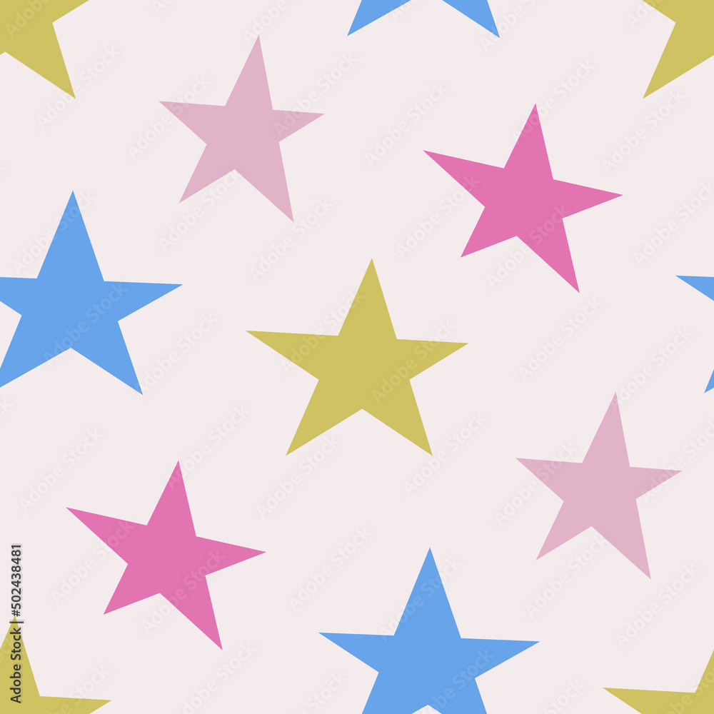 Seamless vector stars pattern. Background for design, fabric, textile, cover, wrapping. Seamless vector stars pattern. Background for design, fabric, textile, cover, wrapping.