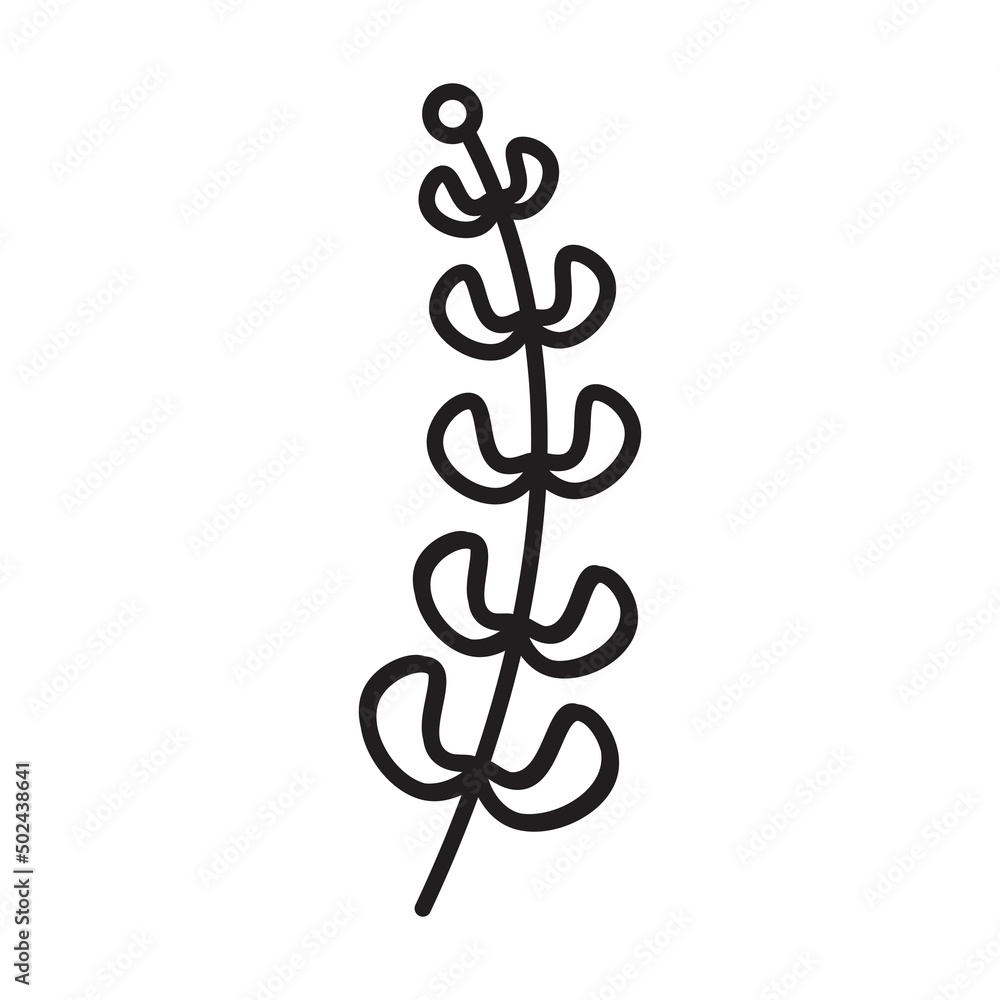 Hand drawn flower, floral plant, botanical leaves art element in a glyph illustration design set for invitation, greeting card, poster, web, print and frames Hand drawn flower, floral plant, botanical leaves art element in a glyph illustration design set for invitation, greeting card, poster, web, print and frames