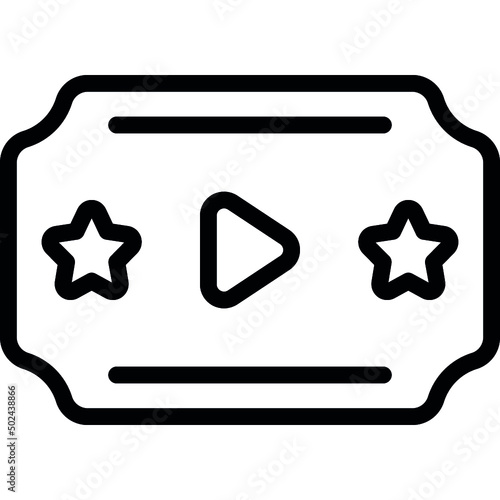 Cinema Ticket Icon