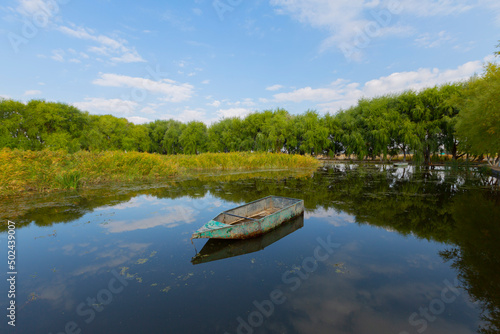 Beautiful landscape and Sultanmarshes (bird paradise) next to erciyes mountain, Kayseri photo