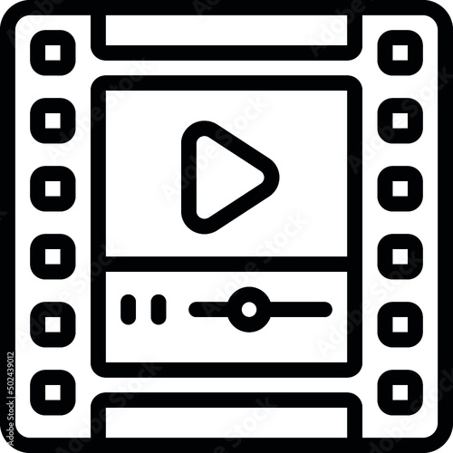 Video Film Strip Icon