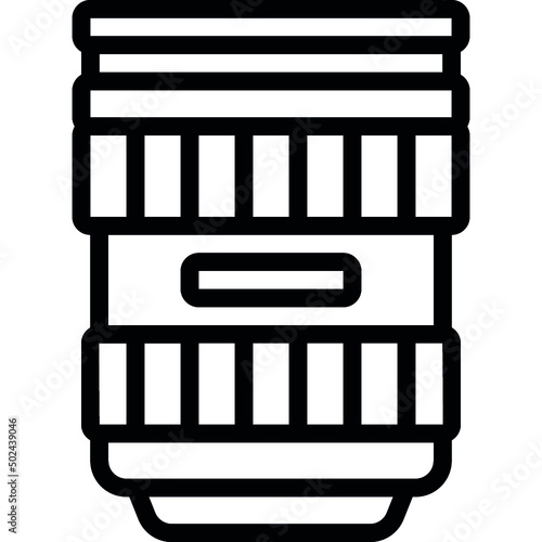 Short Lens Icon