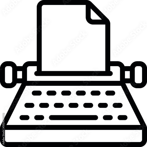 Typewriter Icon