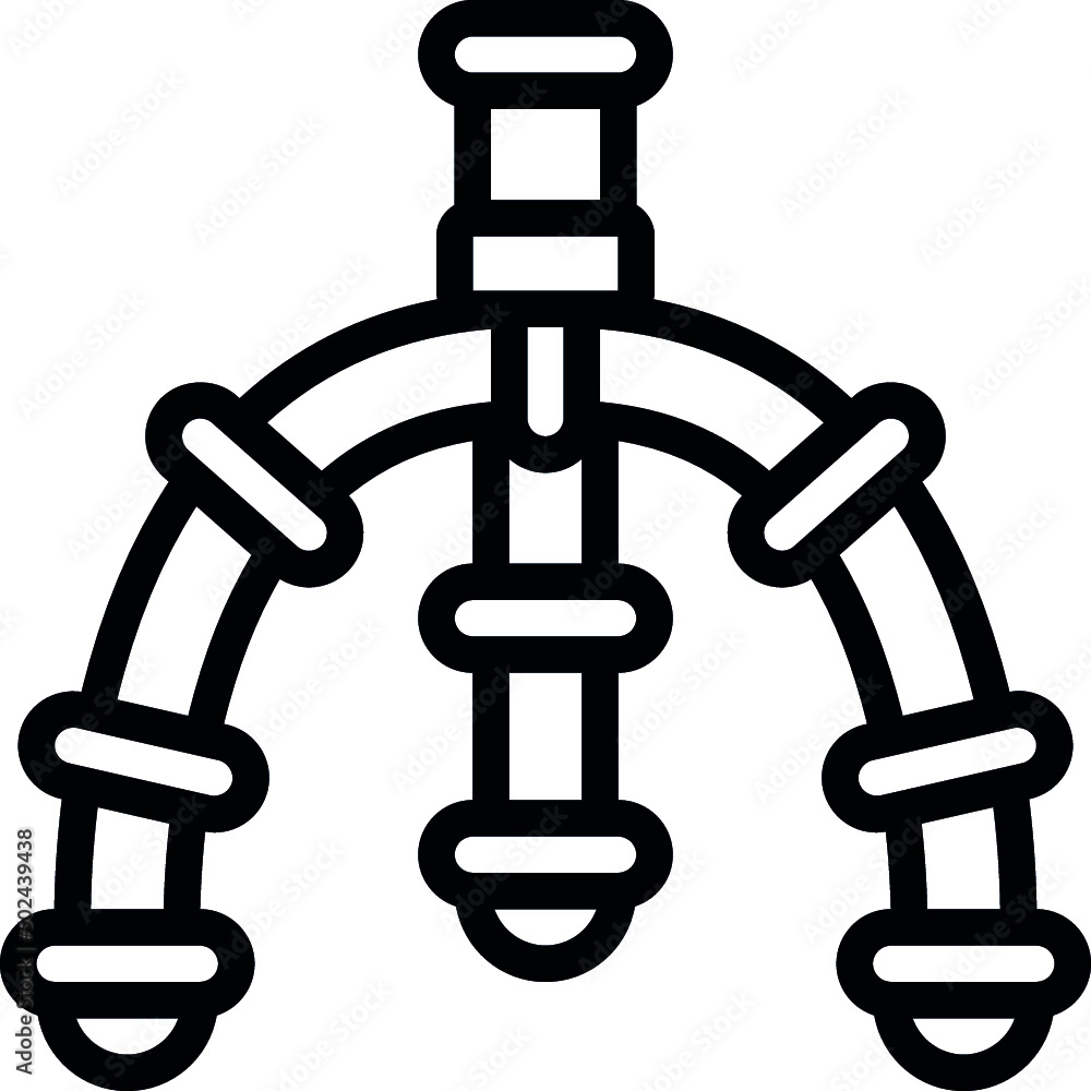 Bendable Tripod Icon Bendable Tripod Icon