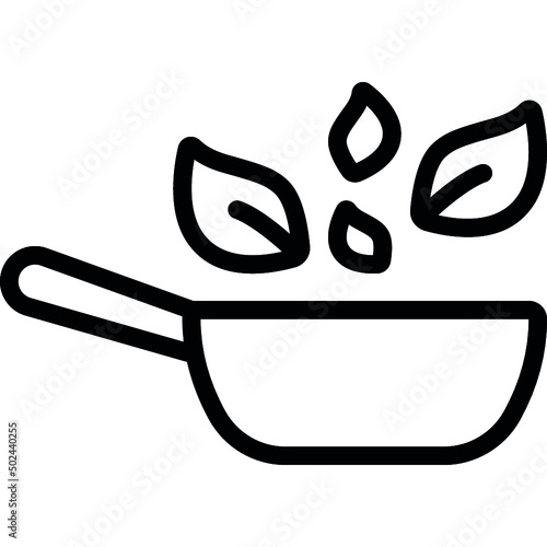 Vegetable Frying Pan Icon