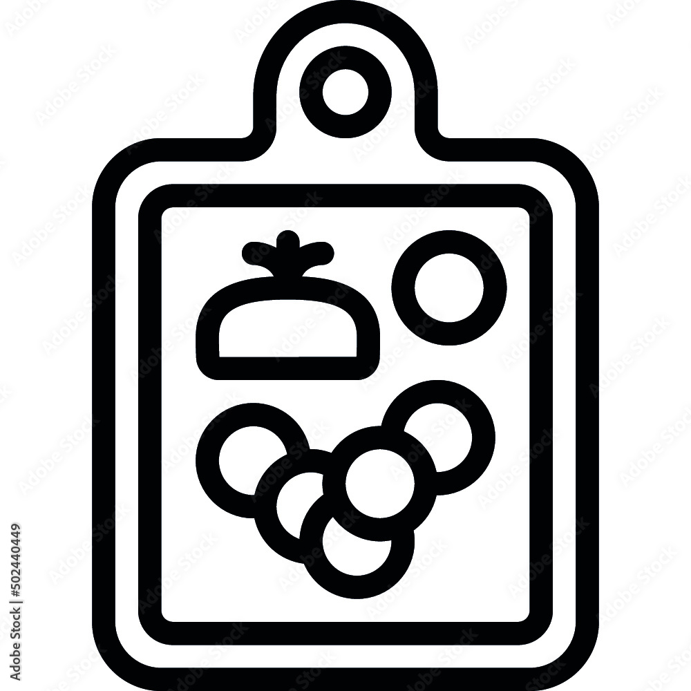 Fototapeta premium Chopped Carrots Icon