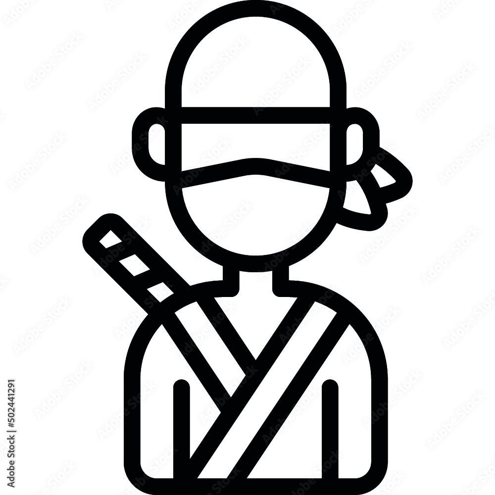 Ninja Person Icon Ninja Person Icon