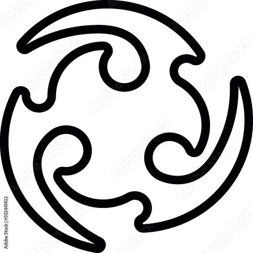 Detailed Throwing Star Icon
