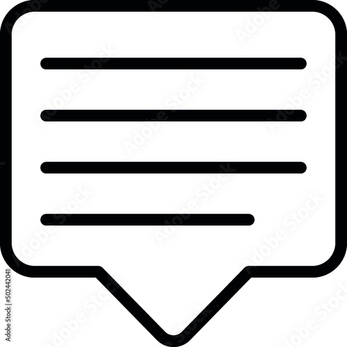 Rectangle Middle Point Message Icon
