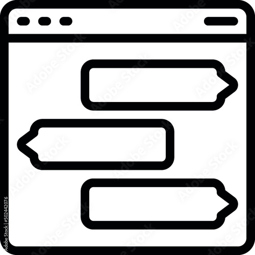 Website Messages Icon