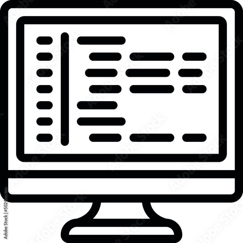 Computer Code Icon