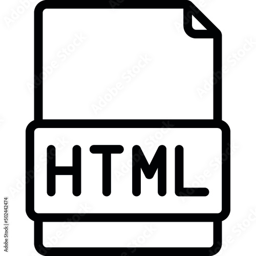 HTML File Icon
