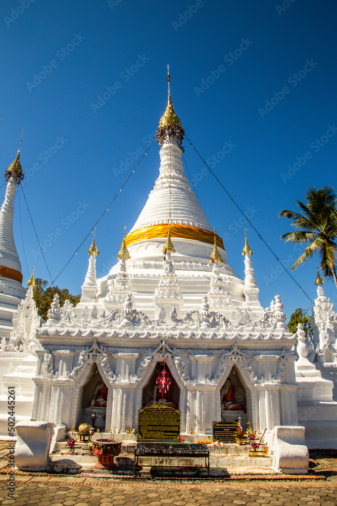 Wat Phrathat Doi Kongmu temple in Mae Hong Son, Thailand