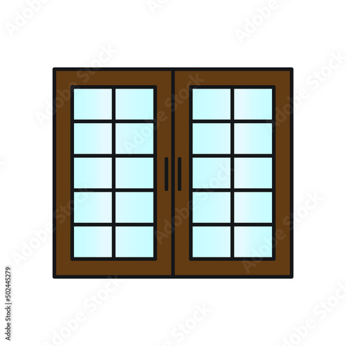 door vector for website symbol icon presentation