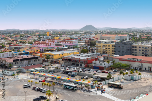 Oranjestad, capital city of Aruba.