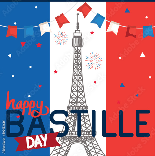 happy bastille day celebration