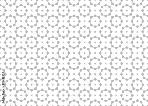 Abstract geometric pattern. A seamless vector background. White and gray ornament. Graphic modern pattern. Simple lattice graphic design.