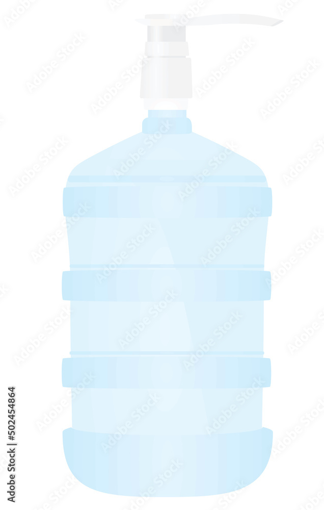Water bottle dispenser. vector illustration Water bottle dispenser. vector illustration