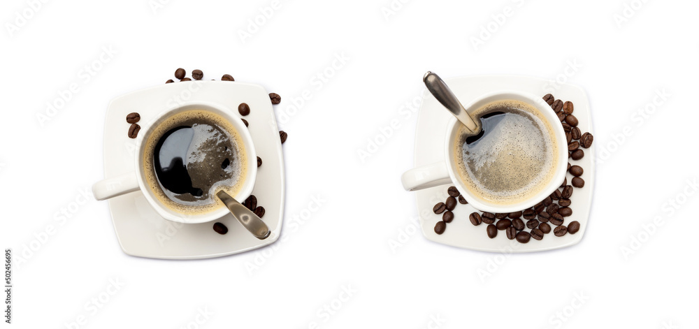 Cup of coffee isolated on white background Cup of coffee isolated on white background