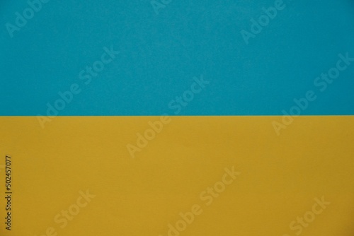 Yellow blue paper