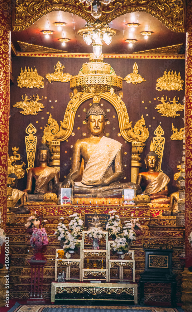 Wat Phra Kaew temple in Chiang Rai, Thailand