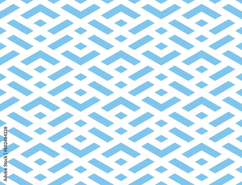 Abstract geometric pattern. A seamless vector background. White and blue ornament. Graphic modern pattern. Simple lattice graphic design Abstract geometric pattern. A seamless vector background. White and blue ornament. Graphic modern pattern. Simple lattice graphic design