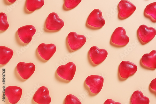 фотографія Heart shaped jelly candy