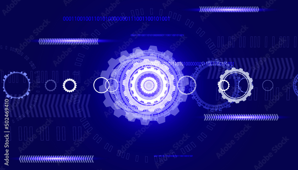 Abstract technology background Hi-tech background vector illustration