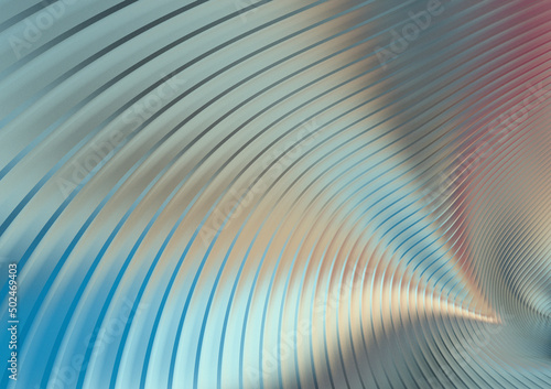 Billede på lærred Abstract soft color light refraction background, 3d background.