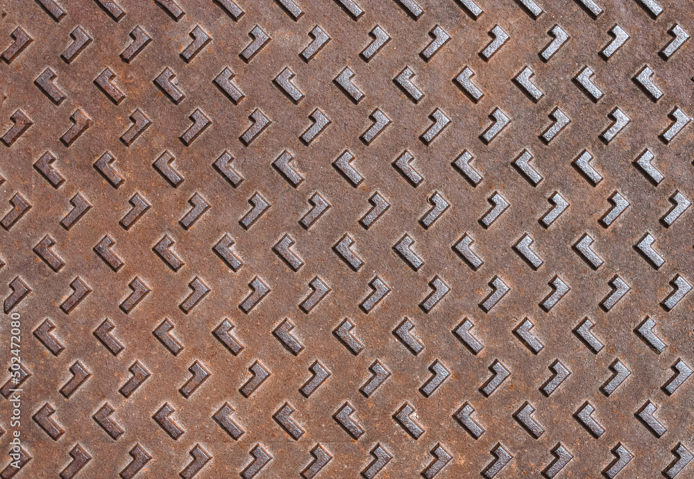 Rusty metal background. Rusty metal background.