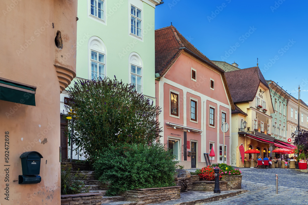 Street in Melk, Austria