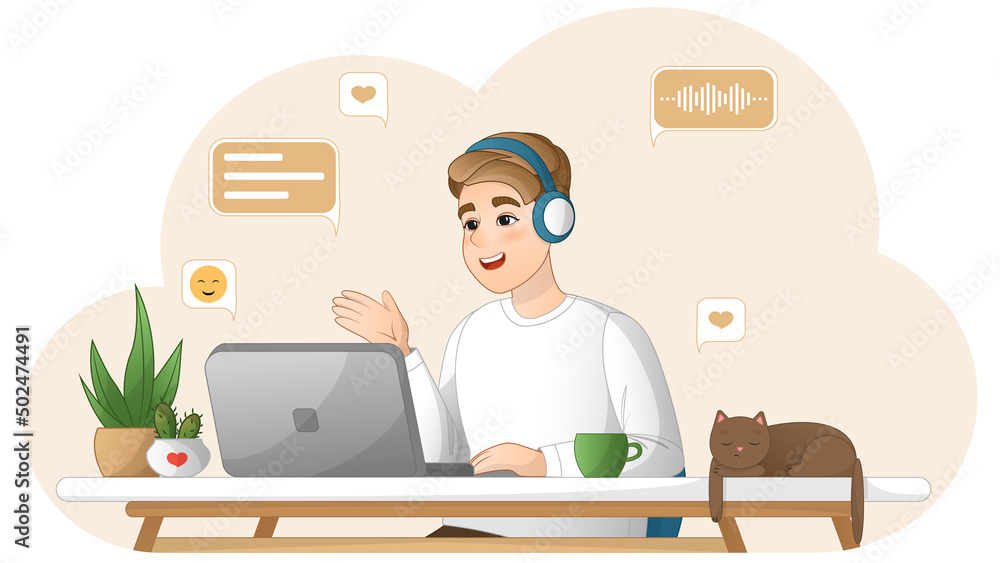 person working on laptop, businessman working on laptop, Home office concept man working at home, student or freelancer communicating on social media, online learning, distance learning, online work person working on laptop, businessman working on laptop, Home office concept man working at home, student or freelancer communicating on social media, online learning, distance learning, online work