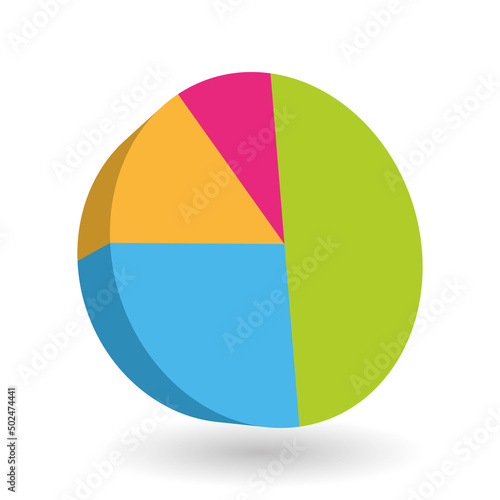 Free Download Colorful pie chart design element - GFXLoad