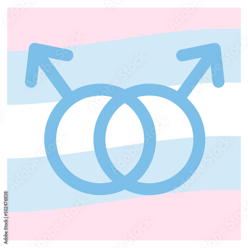 Sign with flag in honor of LGBT Pride Day. Illustration Stop homophobia for the International Day against Homophobia. Vector flat illustration with background. Use as banner, poster, sticker, print