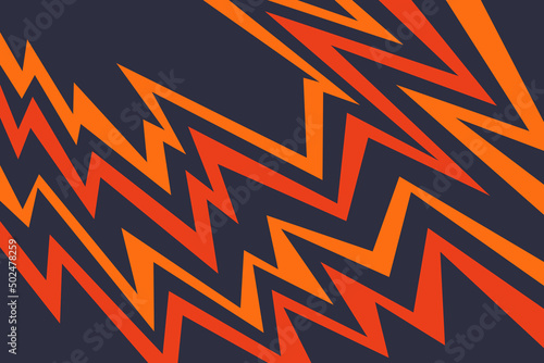 Minimalist background with gradient jagged zigzag pattern