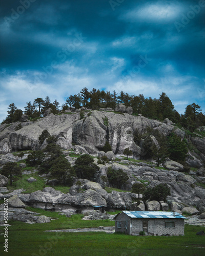 Bild auf Leinwand Paisaje Creel Sierra Tarahumara