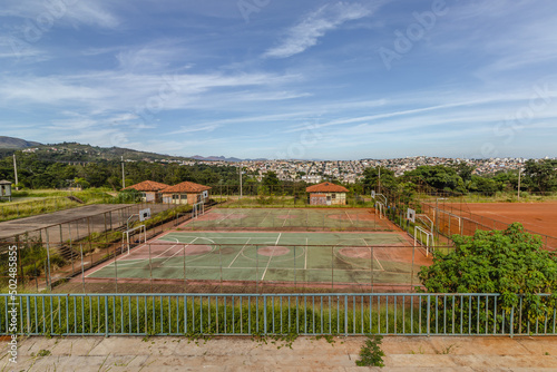 sports court in the city of Belo Horizonte  State of Minas Gerais  Brazil