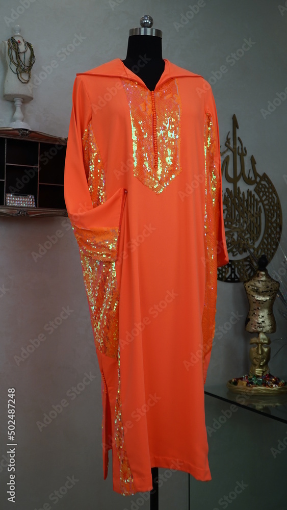 traditional dress jellaba morocco suit colorfull women fashion