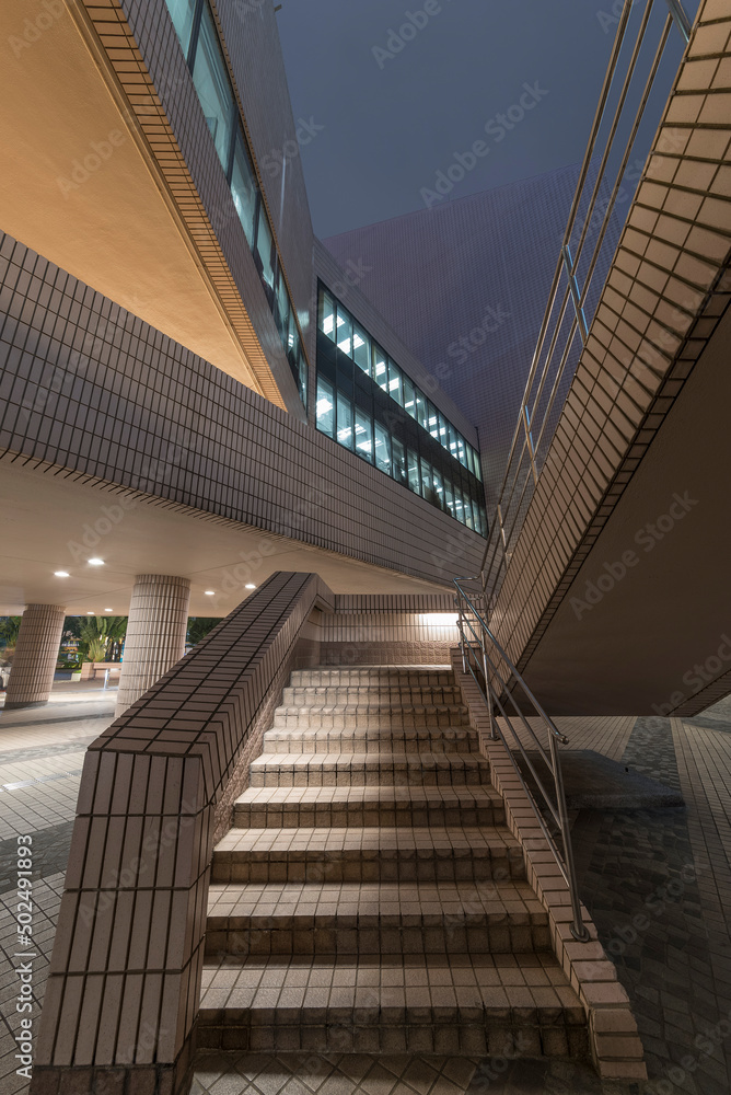 Fototapeta premium Staircase of modern architecture