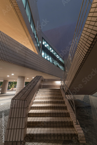 Staircase of modern architecture