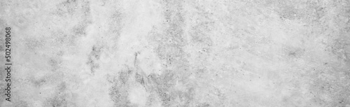 Panel kuchenny z motywem White concrete wall texture. Light gray cement grunge background with space for design. Web banner. Wide. Panoramic.