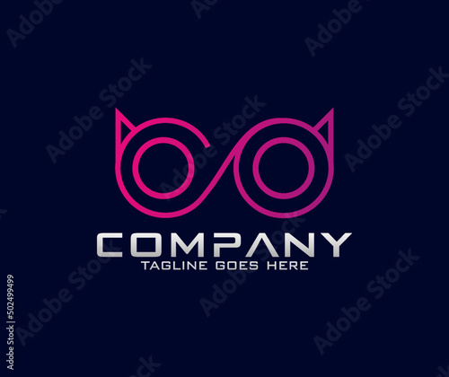 classic circle sunglasses logo symbol vector icon graphic design