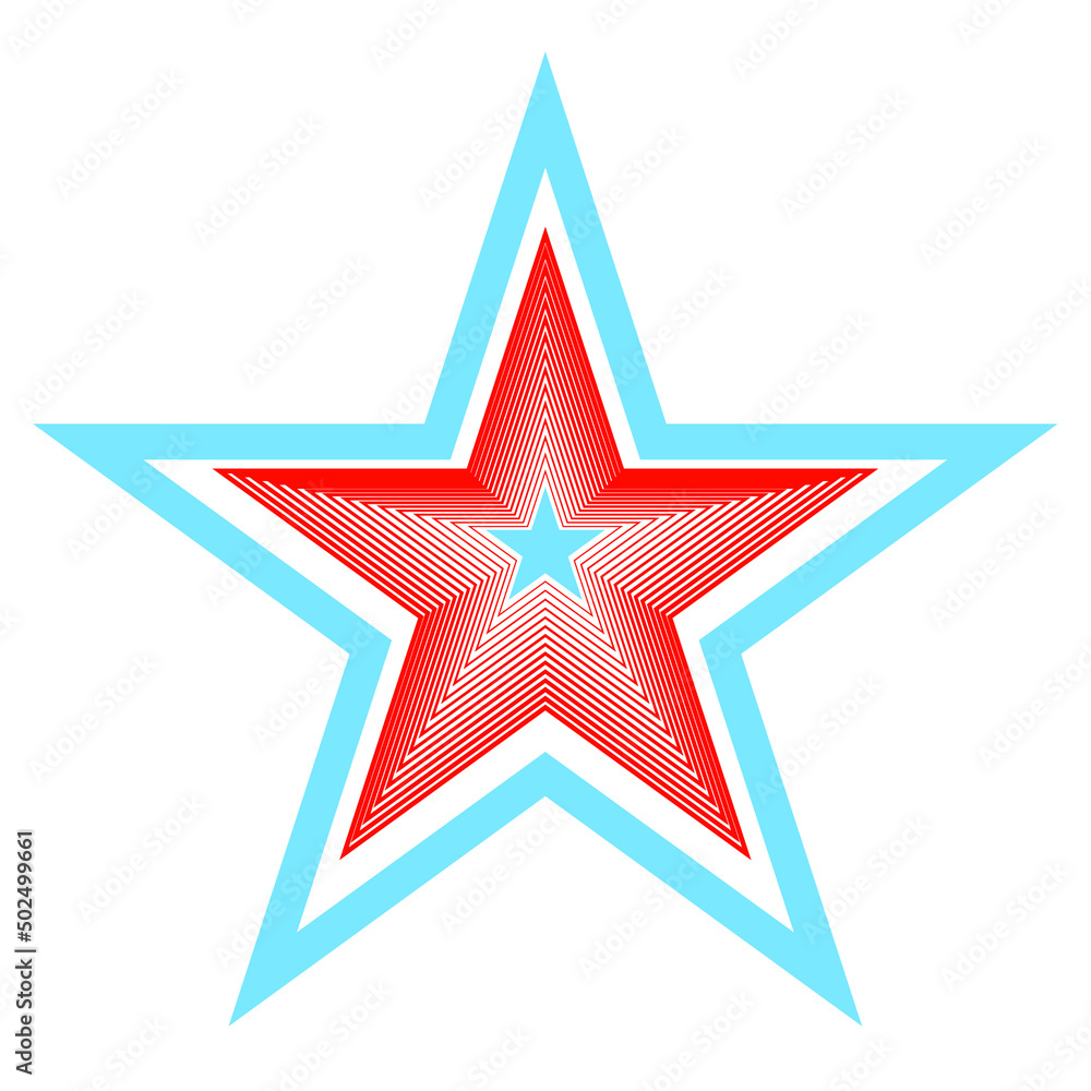 Fototapeta premium Star vector icon illustration eps - Vector