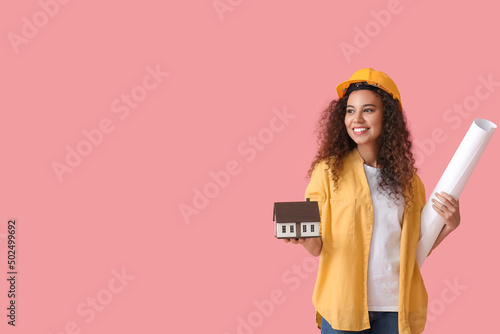 Young female designer with ...