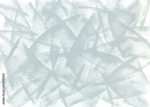 hand painted grunge background by paint roller in grey color