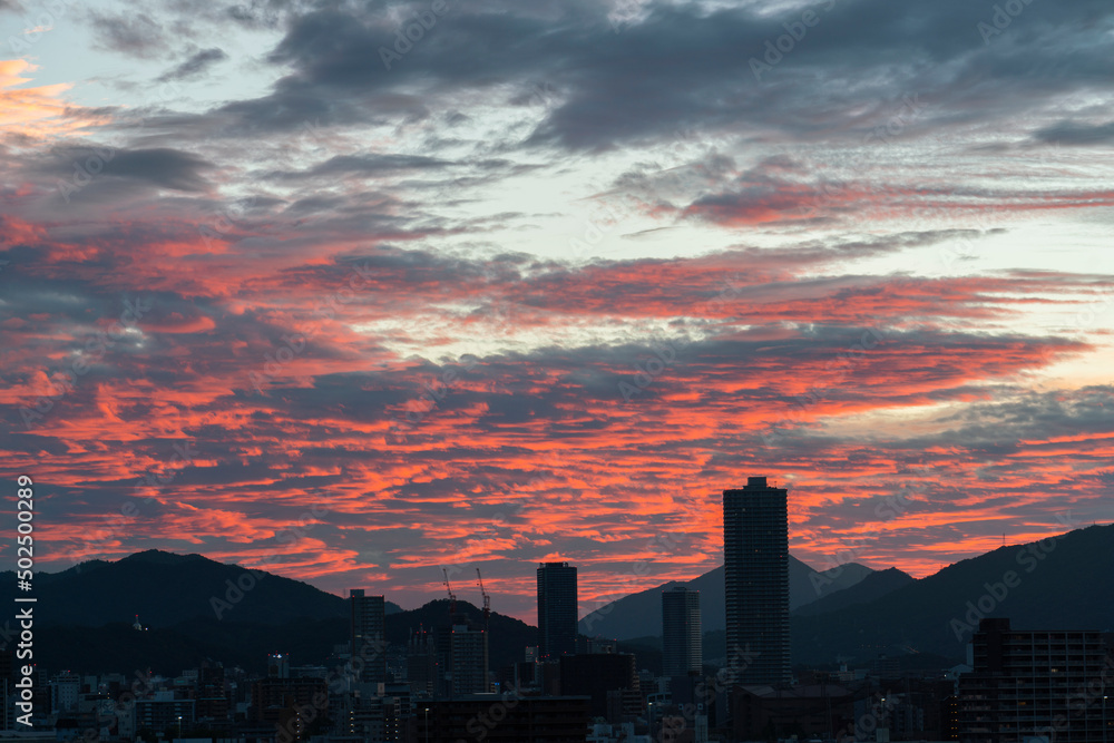 Fototapeta premium 朝焼け