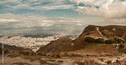 Teleferico, Quito - Ecuador Vintage