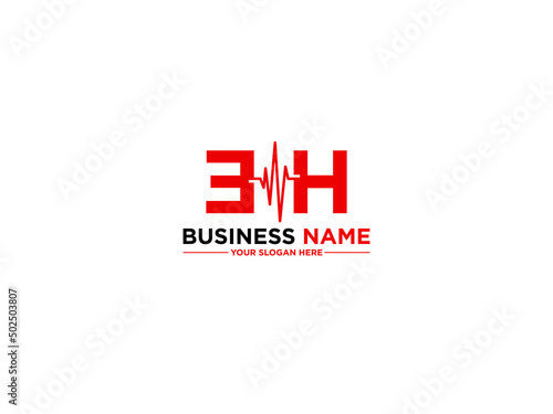 Abstract EH Logo Design, Letter Eh he Logo Icon Vector Image For hospital clinical diagnosis medical or doctors