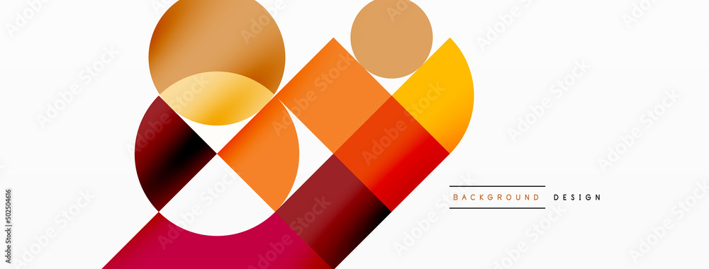 Beautiful abstract background. Circles, triangle shapes, and squares. Minimal geometric template for wallpaper, banner, background or landing Beautiful abstract background. Circles, triangle shapes, and squares. Minimal geometric template for wallpaper, banner, background or landing