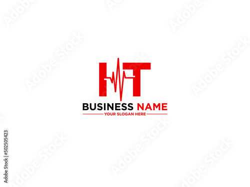 Creative IT Logo image, alphabet It ti Logo Letter Vector Icon Design For music audio clinic or hospital